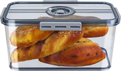 electric vacuum bread box|air tight bread box.